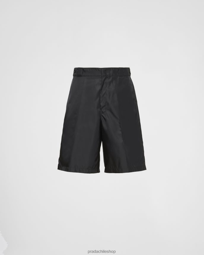 bermudas de renylon hombres 6PH66B1775 Prada vestir negro