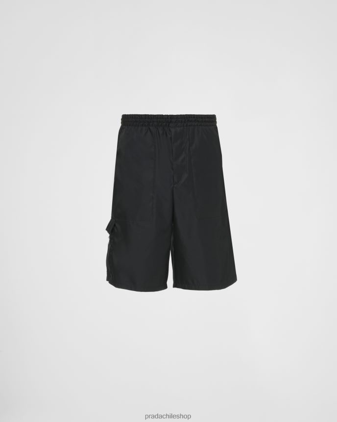 bermudas de renylon hombres 6PH66B1778 Prada vestir negro