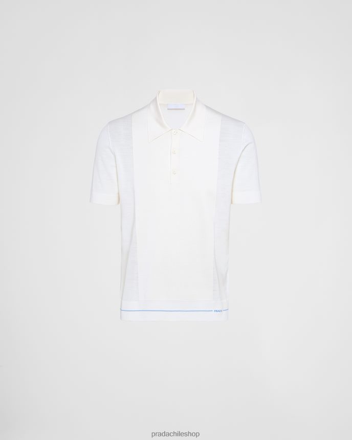 polo de lana peinada mujer 6PH66B1705 Prada vestir blanco