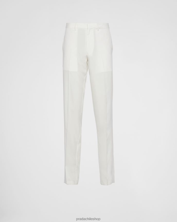 pantalones de seda mujer 6PH66B1590 Prada vestir natural