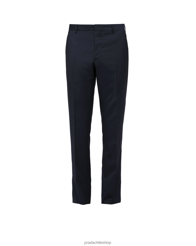 pantalones slim de lana hombres 6PH66B1986 Prada vestir Armada