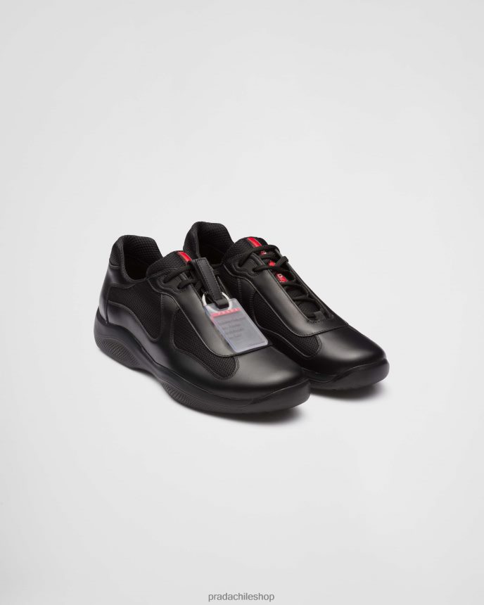 zapatillas copa america originales hombres 6PH66B2159 Prada zapatos negro