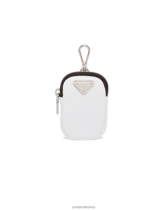 minibolsa de nailon mujer 6PH66B1376 Prada accesorios blanco