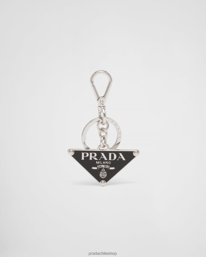 llavero metalico hombres 6PH66B2477 Prada accesorios negro