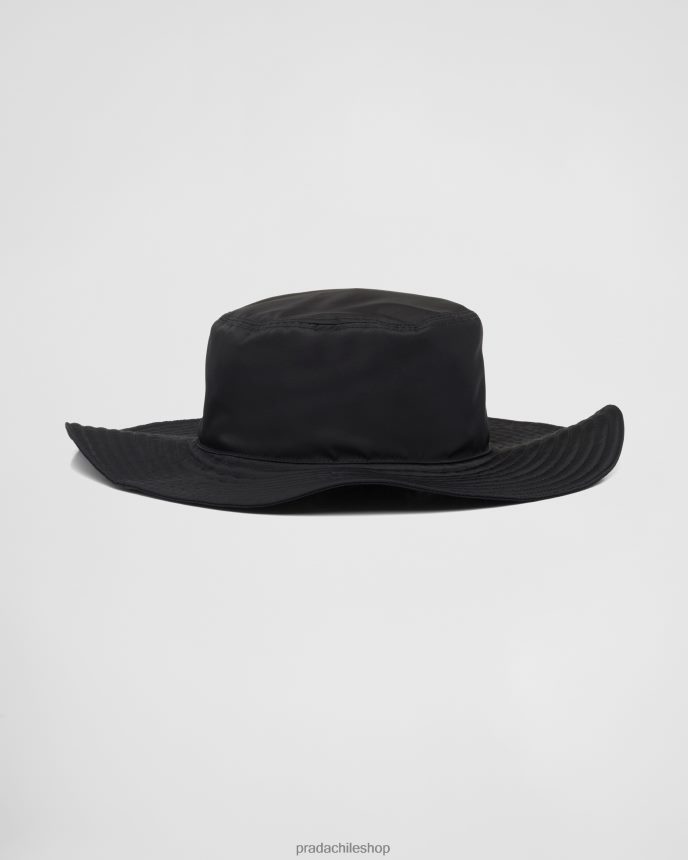 sombrero de renylon hombres 6PH66B2398 Prada accesorios negro