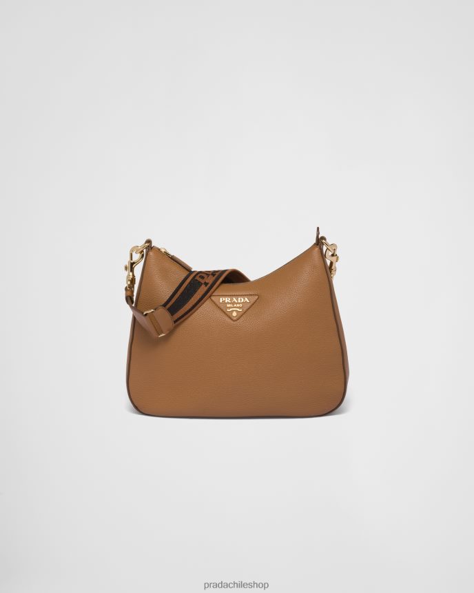 bolso de cuero mujer 6PH66B781 Prada bolsas caramelo