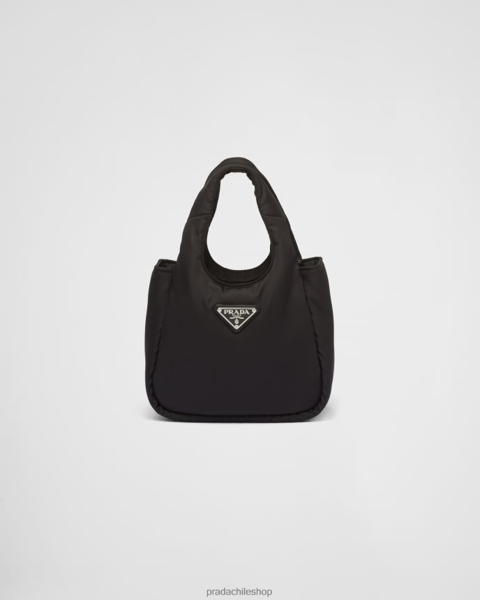 minibolso acolchado suave de renylon mujer 6PH66B711 Prada bolsas negro