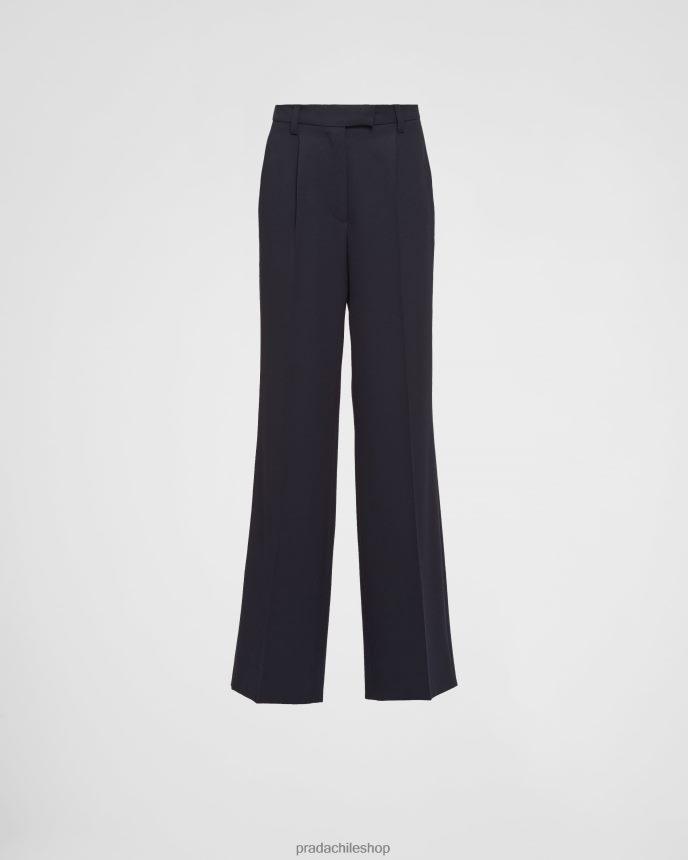 pantalones de gabardina mujer 6PH66B308 Prada vestir Armada