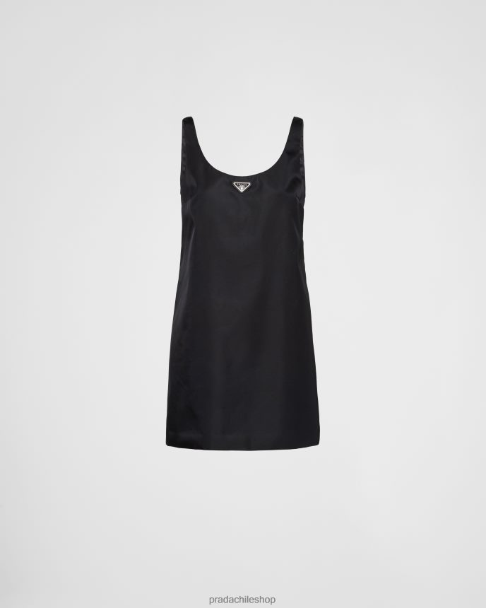 minivestido de re-nylon mujer 6PH66B262 Prada vestir negro