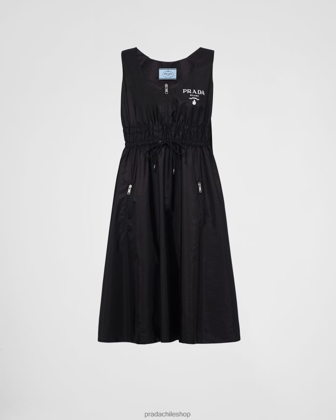 vestido sin mangas de renylon mujer 6PH66B121 Prada vestir negro