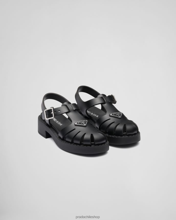 sandalias deportivas de gomaespuma mujer 6PH66B941 Prada zapatos negro