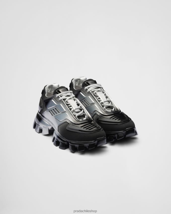 zapatillas cloudbust trueno hombres 6PH66B2220 Prada zapatos negro plata